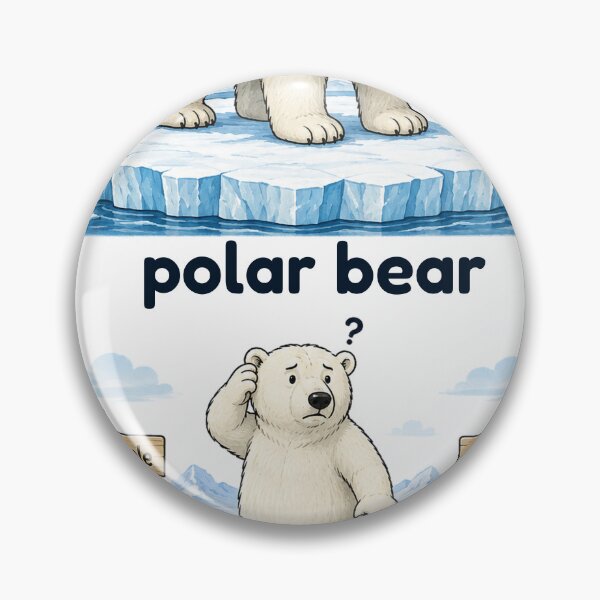 Item preview, polar bear bipolar bear bi-polar bear designed and sold by PhiloDoh.