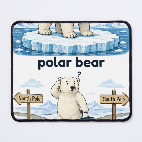 Item preview, polar bear bipolar bear bi-polar bear designed and sold by PhiloDoh.