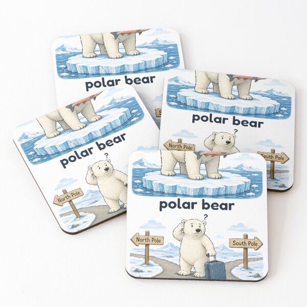 Item preview, polar bear bipolar bear bi-polar bear designed and sold by PhiloDoh.