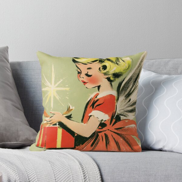 Item preview, Vintage Christmas angel card designed and sold by MendaciousMina.