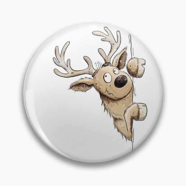 Item preview, Funny Deer Reindeer Cartoon designed and sold by modartis.