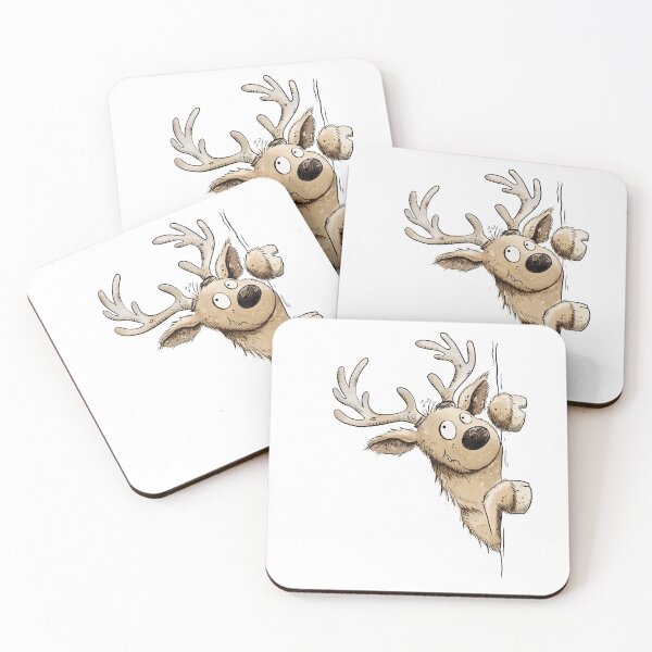 Item preview, Funny Deer Reindeer Cartoon designed and sold by modartis.