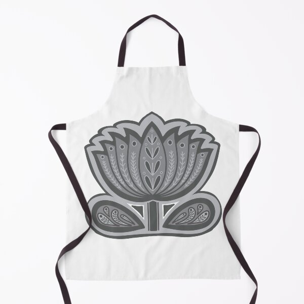 Aperçu de l'œuvre Mandala de lotus - Mandala de lotus gris - Art populaire - Fleur de lotus créée et vendue par DColourMuse.