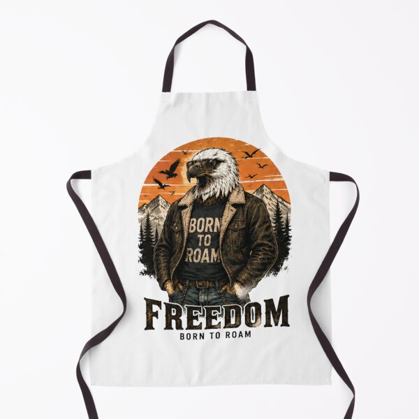 Item preview, Eagle Born to Roam Vintage Wild Icon designed and sold by IGArte.