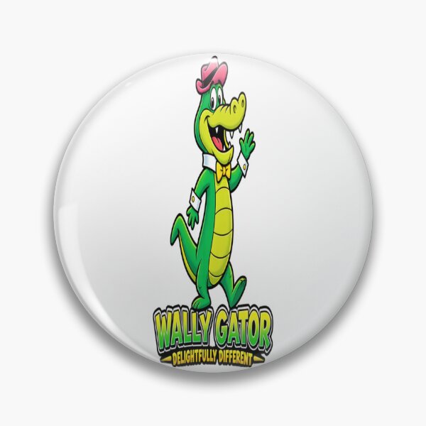 Item preview, Wally Gator Delightfully Different Vintage Cartoon Design designed and sold by CatLovers Studio.