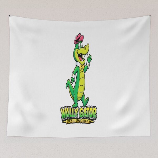 Item preview, Wally Gator Delightfully Different Vintage Cartoon Design designed and sold by CatLovers Studio.