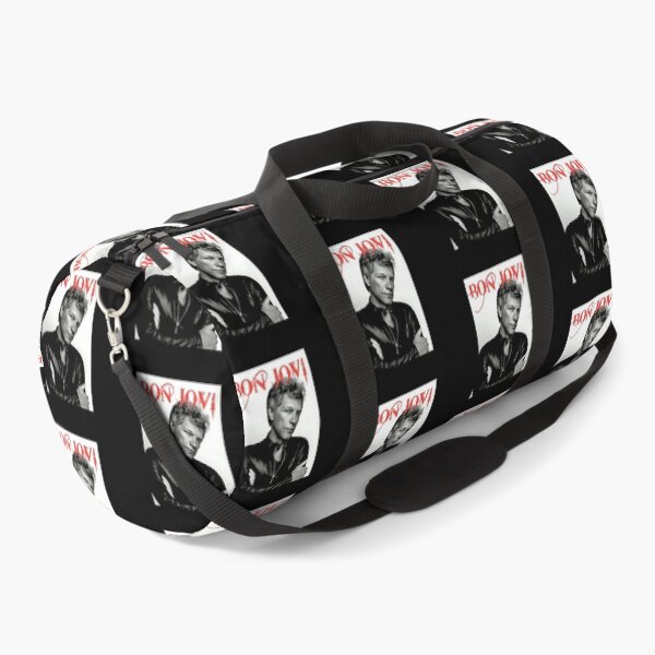 Item preview, on Bon Jovi Grayscale Portrait Red  designed and sold by motittacorp.