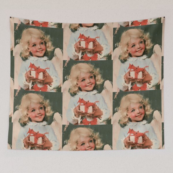 Item preview, Vintage Christmas angel card designed and sold by MendaciousMina.