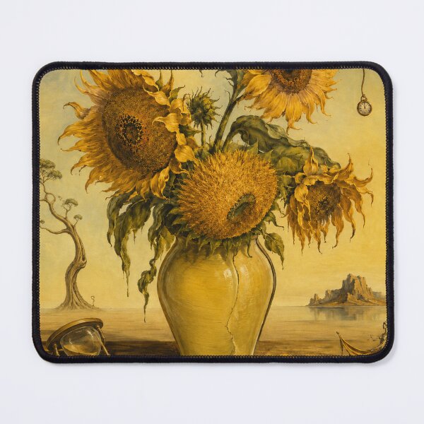 Item preview, Vincent Van Gogh's 'Sunflowers' in a Surrealism Style designed and sold by Neon-Mama.