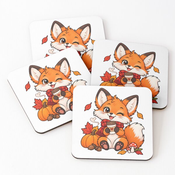 Item preview, Cute Autumn Fox with Pumpkin – Fall Fox Design designed and sold by Sed94.