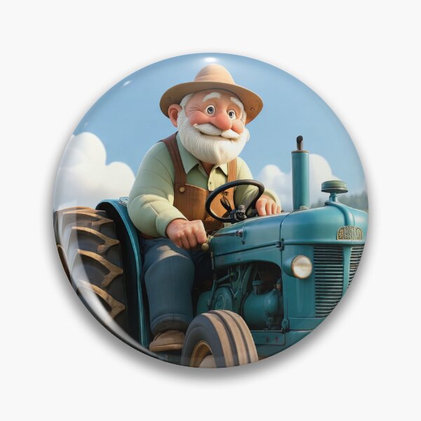 Item preview, Old Fart Driving a tractor designed and sold by Colin Bentham.