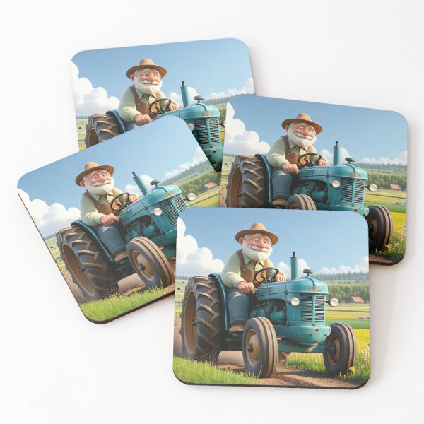 Item preview, Old Fart Driving a tractor designed and sold by Colin Bentham.
