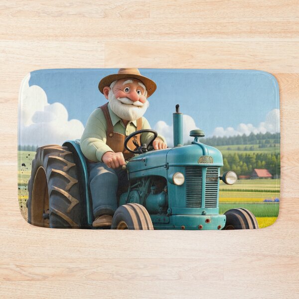Item preview, Old Fart Driving a tractor designed and sold by Colin Bentham.