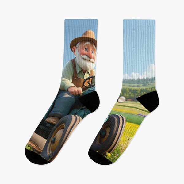 Item preview, Old Fart Driving a tractor designed and sold by Colin Bentham.