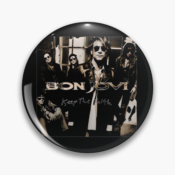 Item preview, Bon Jovi Keep The Faith Album Cover Art designed and sold by motittacorp.