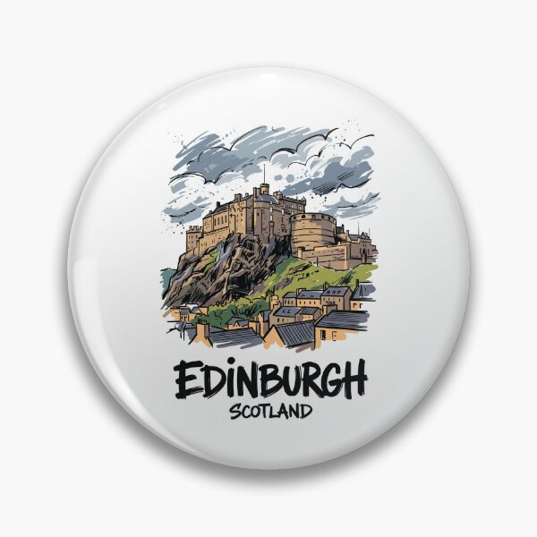 Item preview, Edinburgh Castle Scotland Travel Poster Art designed and sold by Merch by Das Design Studio.