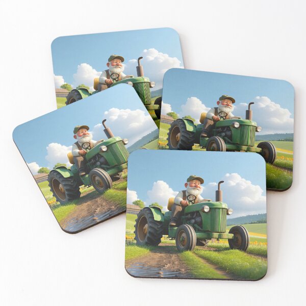 Item preview, Old Fart Driving a tractor designed and sold by Colin Bentham.