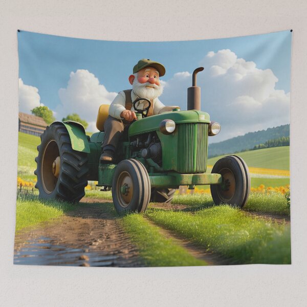 Item preview, Old Fart Driving a tractor designed and sold by Colin Bentham.