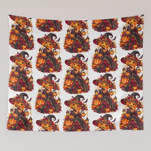 Item preview, Glamorous Pumpkin Witch – Gothic Halloween Fantasy designed and sold by Clothes With Smiling Animals Walt Gral.