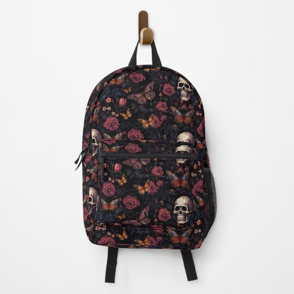 Item preview, Skull with pink butterflies designed and sold by Raven-Blackwell.