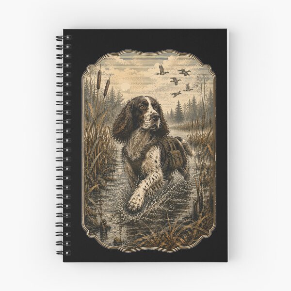 Item preview, Vintage English Springer Spaniel Wetland Adventure designed and sold by ARDELVEX STUDIO.