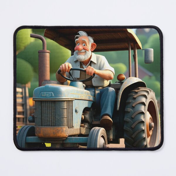 Item preview, Old Fart Driving a tractor designed and sold by Colin Bentham.