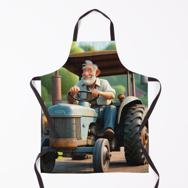 Item preview, Old Fart Driving a tractor designed and sold by Colin Bentham.