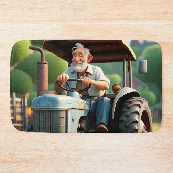 Item preview, Old Fart Driving a tractor designed and sold by Colin Bentham.