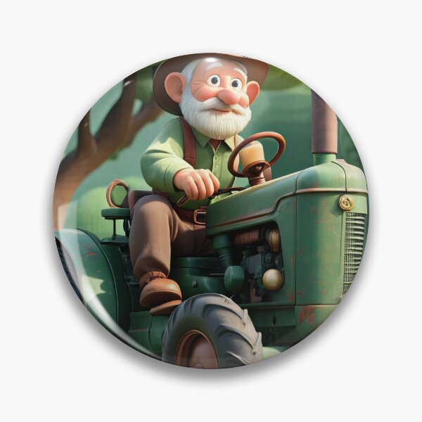 Item preview, Old Fart Driving a tractor designed and sold by Colin Bentham.