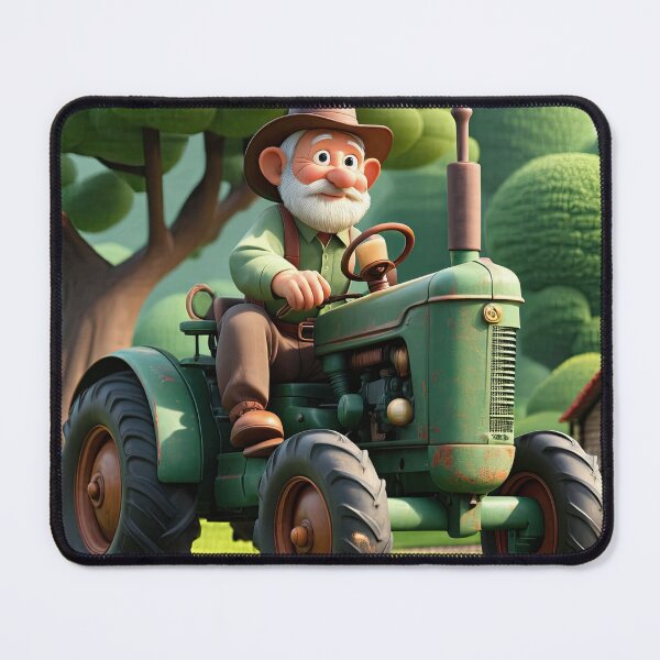 Item preview, Old Fart Driving a tractor designed and sold by Colin Bentham.