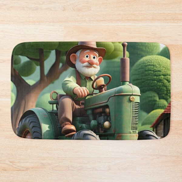 Item preview, Old Fart Driving a tractor designed and sold by Colin Bentham.