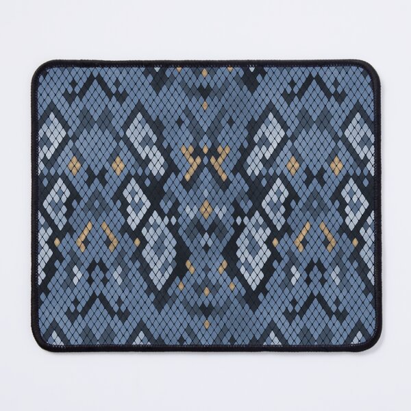 Item preview, Blue Snake Skin Pattern - Luxe Stylish Realistic Reptile Texture designed and sold by thecolorbirdie.