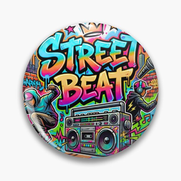 Item preview, Street Beat Hip Hop Graffiti Boombox Skater designed and sold by rich-moda.