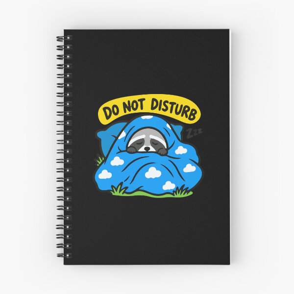 Item preview, Do Not Disturb" Sleepy Raccoon designed and sold by benyrhmt.