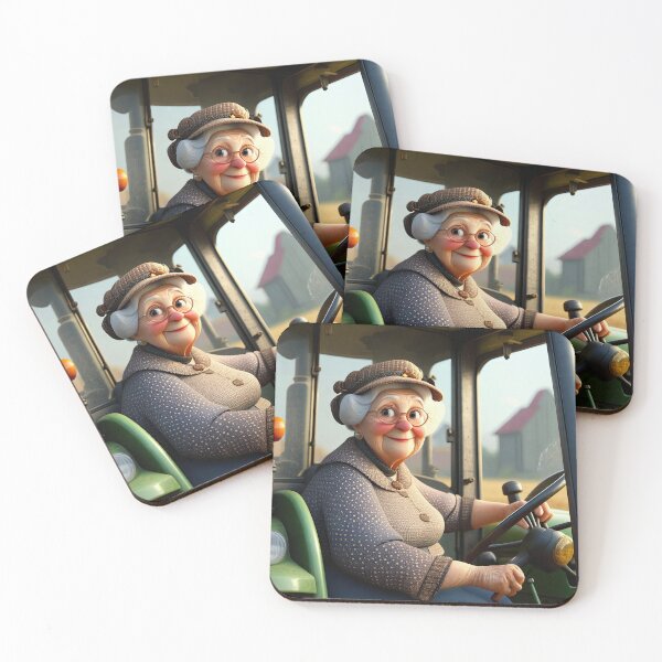 Item preview, Old Fart Driving a tractor designed and sold by Colin Bentham.