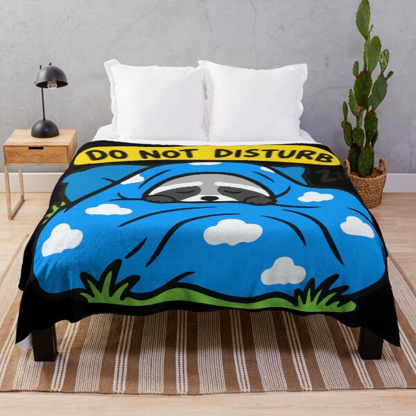 Item preview, Do Not Disturb" Sleepy Raccoon designed and sold by benyrhmt.