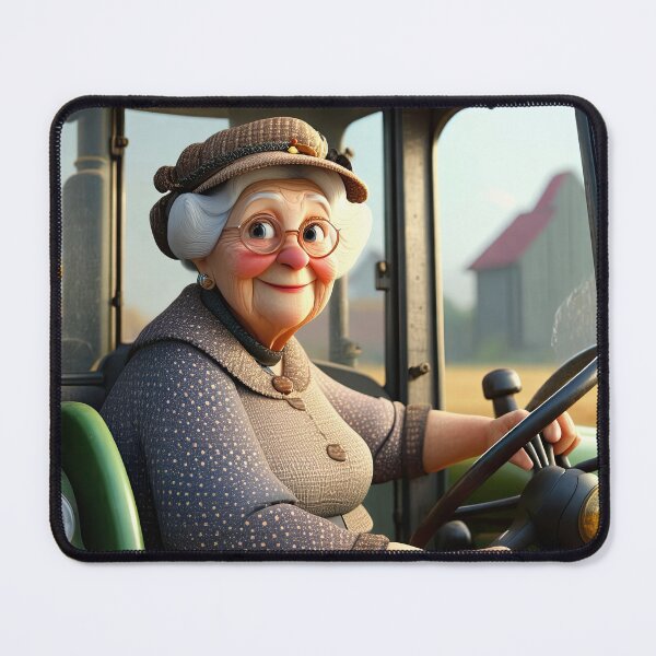 Item preview, Old Fart Driving a tractor designed and sold by Colin Bentham.