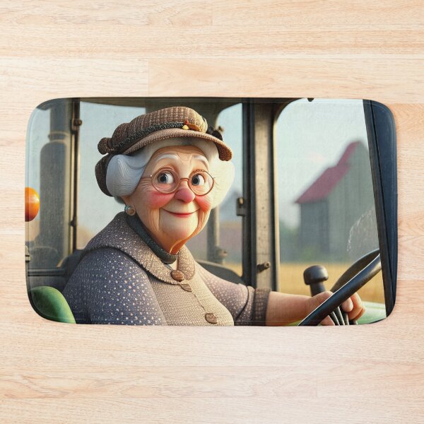 Item preview, Old Fart Driving a tractor designed and sold by Colin Bentham.