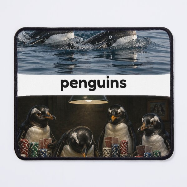Item preview, penguins peng-loses penguin pun designed and sold by PhiloDoh.
