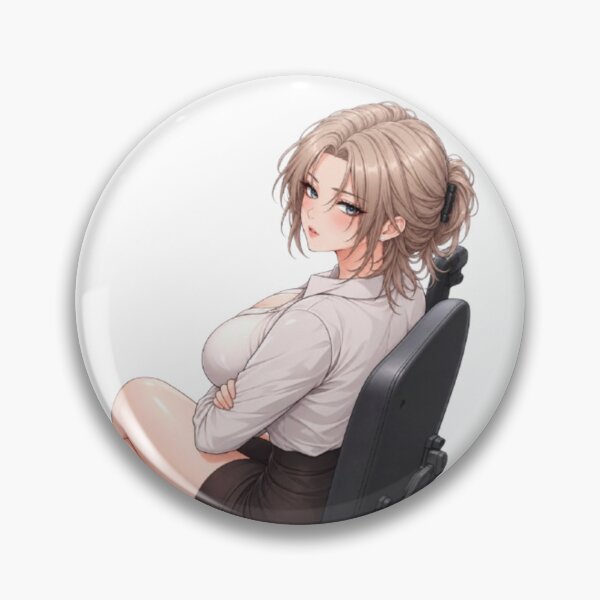 Item preview, Anime Office Woman – Elegant Boss Girl Sticker designed and sold by MeowLoka ⭐⭐⭐⭐.