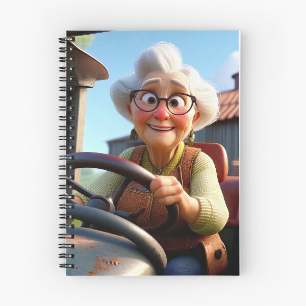 Item preview, Old Fart Driving a tractor designed and sold by Colin Bentham.