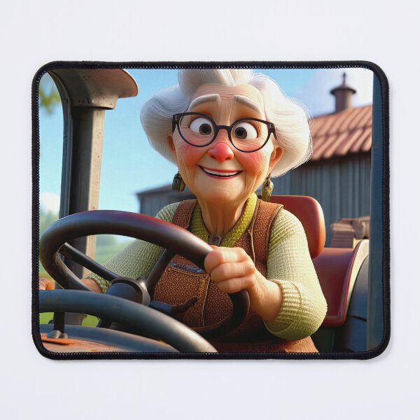 Item preview, Old Fart Driving a tractor designed and sold by Colin Bentham.