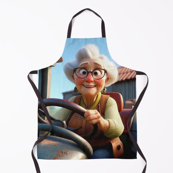 Item preview, Old Fart Driving a tractor designed and sold by Colin Bentham.