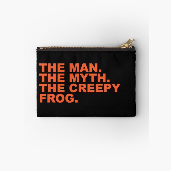 Item preview, The Man The Myth The Creepy Frog Funny Sarcastic Halloween Quote designed and sold by Aesthetic Crew.