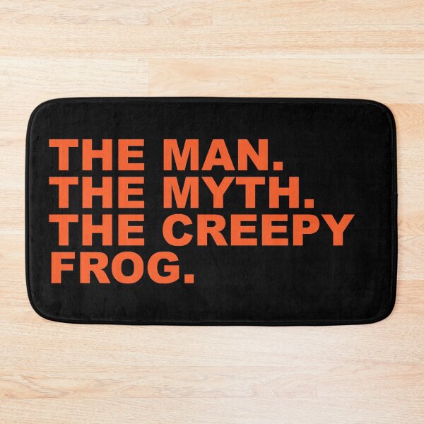 Item preview, The Man The Myth The Creepy Frog Funny Sarcastic Halloween Quote designed and sold by Aesthetic Crew.