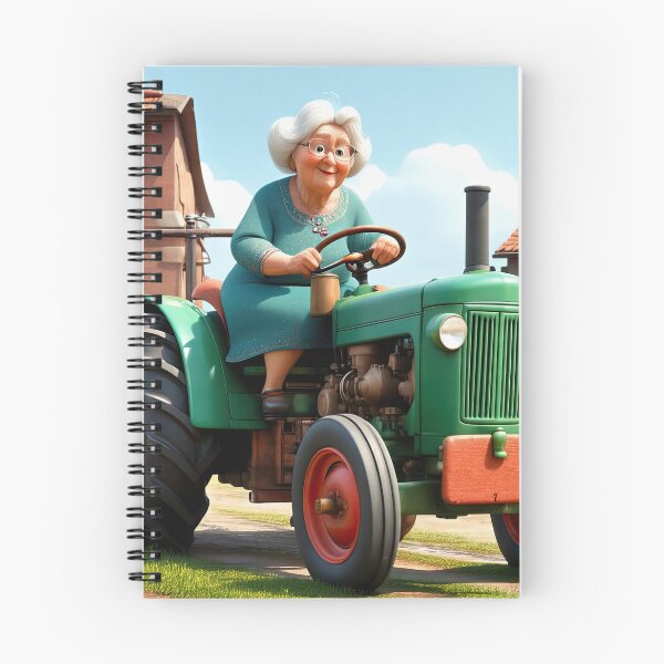 Item preview, Old Fart Driving a tractor designed and sold by Colin Bentham.