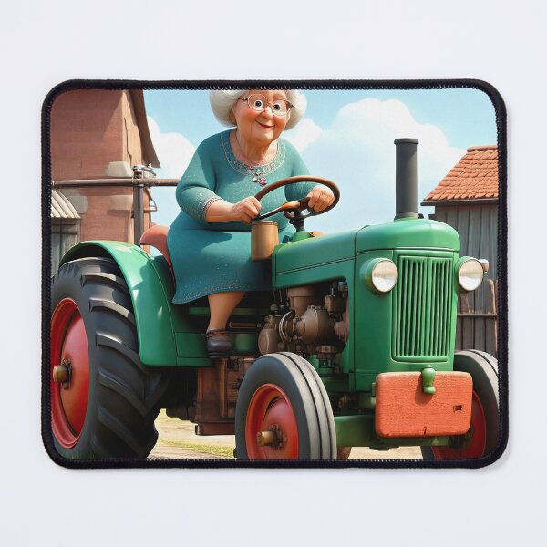 Item preview, Old Fart Driving a tractor designed and sold by Colin Bentham.