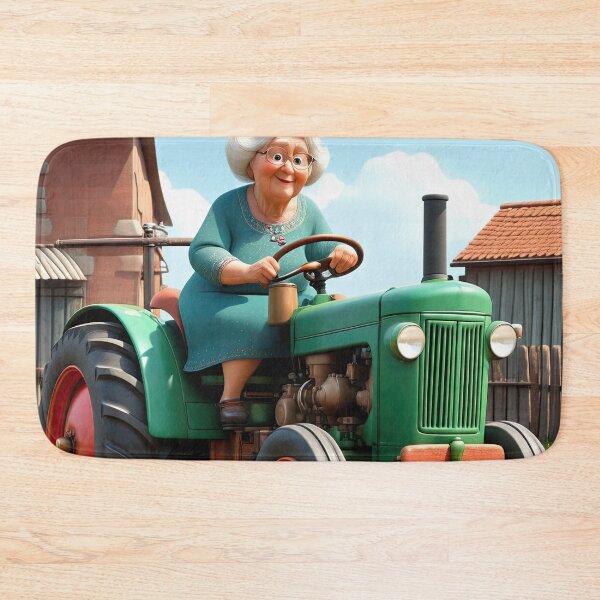 Item preview, Old Fart Driving a tractor designed and sold by Colin Bentham.
