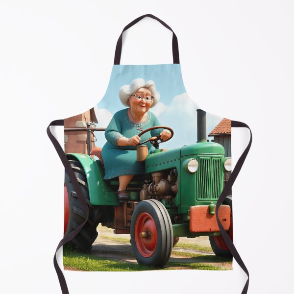 Item preview, Old Fart Driving a tractor designed and sold by Colin Bentham.
