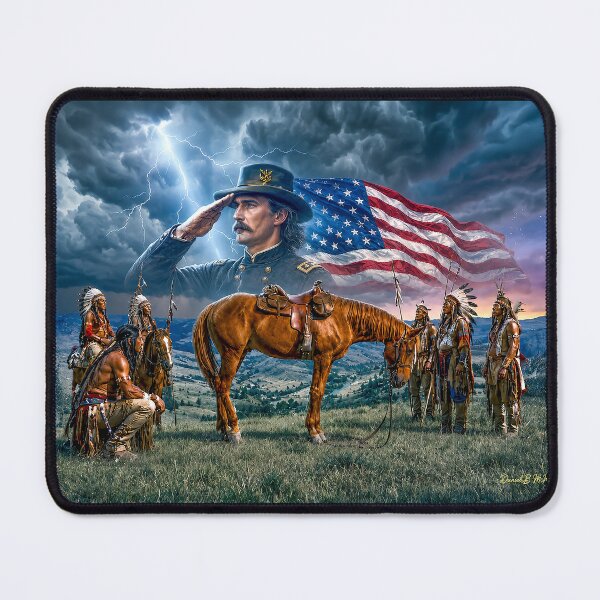 Item preview, COMANCHE - Survived the Battle of Little Bighorn 1876 - Legendary War Horse designed and sold by DBM Photo Art 1.